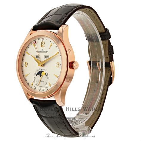 om factory jaeger lecoultre master calendar rose gold